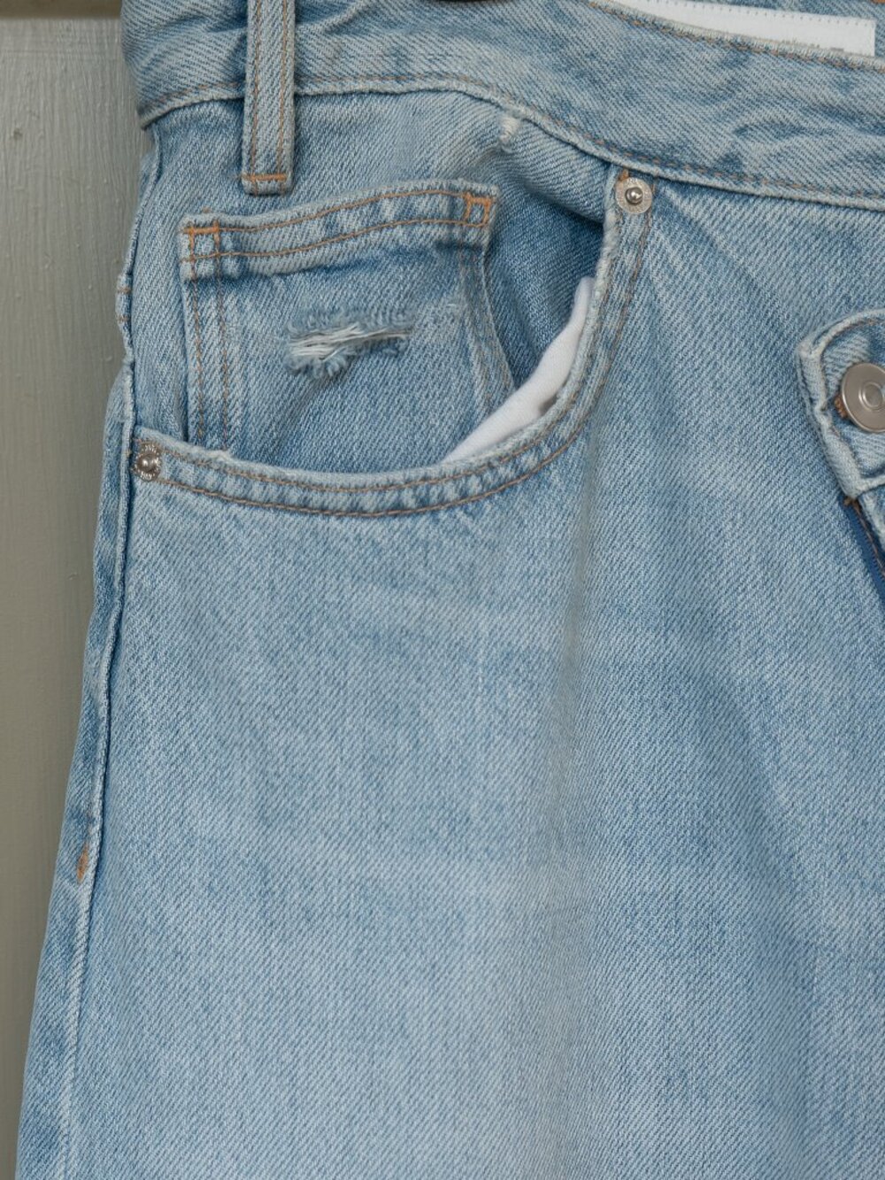Zara Cross Over Waist Jeans High Waist TRF Wide Leg Slouchy Indie Streetwear - Picture 7 of 13
